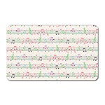 Rainbow Music Notes Magnet (Rectangular)