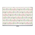 Rainbow Music Notes Business Card Holder