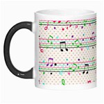 Rainbow Music Notes Morph Mug