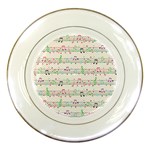 Rainbow Music Notes Porcelain Plate