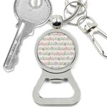 Rainbow Music Notes Bottle Opener Key Chain