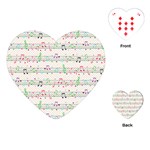 Rainbow Music Notes Playing Cards (Heart)