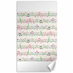 Rainbow Music Notes Canvas 40  x 72 