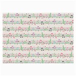 Rainbow Music Notes Large Glasses Cloth