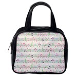 Rainbow Music Notes Classic Handbag (One Side)