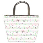 Rainbow Music Notes Bucket Bag