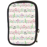 Rainbow Music Notes Compact Camera Leather Case