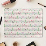 Rainbow Music Notes Cosmetic Bag (XL)