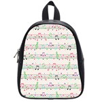 Rainbow Music Notes School Bag (Small)