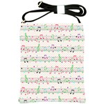 Rainbow Music Notes Shoulder Sling Bag