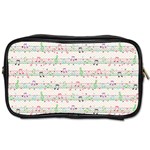 Rainbow Music Notes Toiletries Bag (Two Sides)