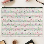 Rainbow Music Notes Cosmetic Bag (XXXL)