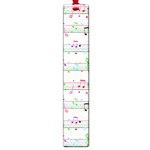 Rainbow Music Notes Large Book Mark