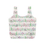 Rainbow Music Notes Full Print Recycle Bag (S)