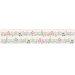 Rainbow Music Notes Flano Scarf (Large)