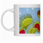 Blue Fly Trap White Mug