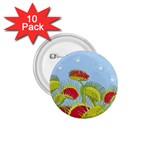 Blue Fly Trap 1.75  Button (10 pack) 