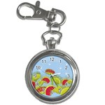 Blue Fly Trap Key Chain Watch