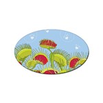 Blue Fly Trap Sticker (Oval)