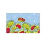 Blue Fly Trap Sticker (Rectangular)