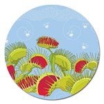 Blue Fly Trap Magnet 5  (Round)