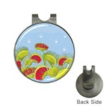 Blue Fly Trap Golf Ball Marker Hat Clip