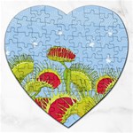 Blue Fly Trap Jigsaw Puzzle (Heart)