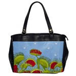 Blue Fly Trap Oversize Office Handbag