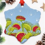 Blue Fly Trap Ornament (Snowflake)