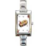 coffin emojis Rectangle Italian Charm Watch