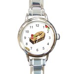 coffin emojis Round Italian Charm Watch