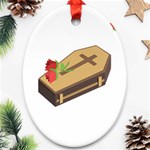 coffin emojis Ornament (Oval)