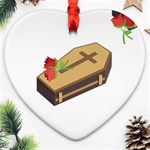 coffin emojis Ornament (Heart)