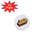 coffin emojis 1  Mini Button (10 pack) 