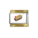 coffin emojis Gold Trim Italian Charm (9mm)