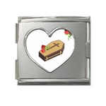 coffin emojis Mega Link Heart Italian Charm (18mm)