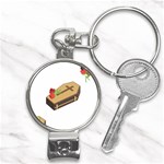 coffin emojis Nail Clippers Key Chain