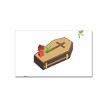 coffin emojis Sticker (Rectangular)