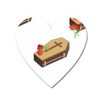 coffin emojis Magnet (Heart)