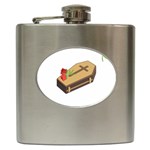 coffin emojis Hip Flask (6 oz)