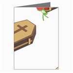 coffin emojis Greeting Card