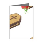 coffin emojis Mini Greeting Card