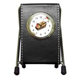 coffin emojis Pen Holder Desk Clock