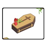 coffin emojis Fleece Blanket (Small)