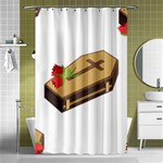 coffin emojis Shower Curtain 48  x 72  (Small)