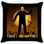 Friday 13th Zombie Throw Pillow Case (Black)