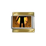 Friday 13th Zombie Gold Trim Italian Charm (9mm)