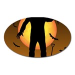 Friday 13th Zombie Magnet (Oval)