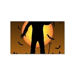 Friday 13th Zombie Sticker Rectangular (100 pack)