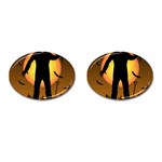 Friday 13th Zombie Cufflinks (Oval)